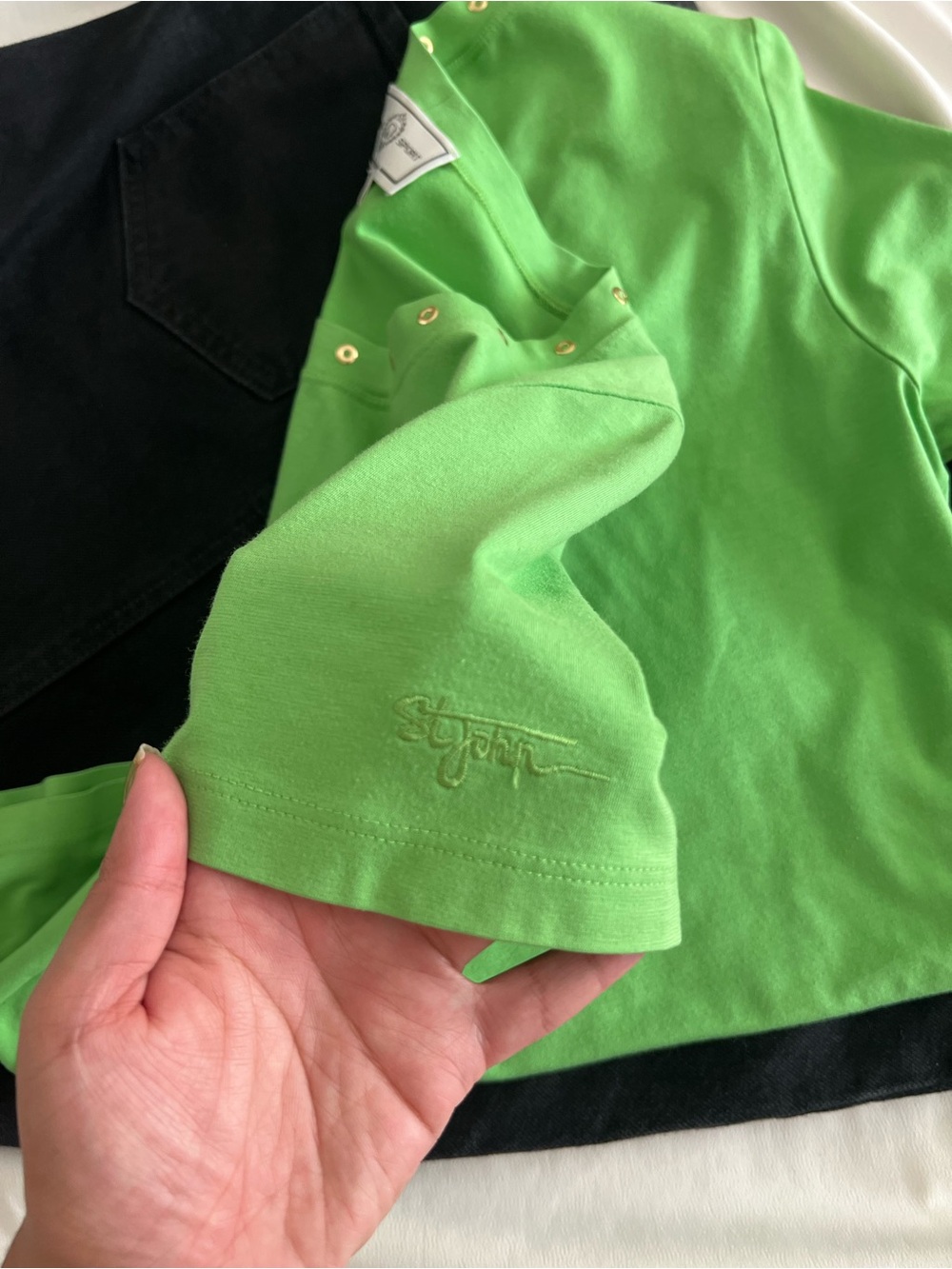 St. John Sport Green Tee ✨💚 - Picture 5 of 5